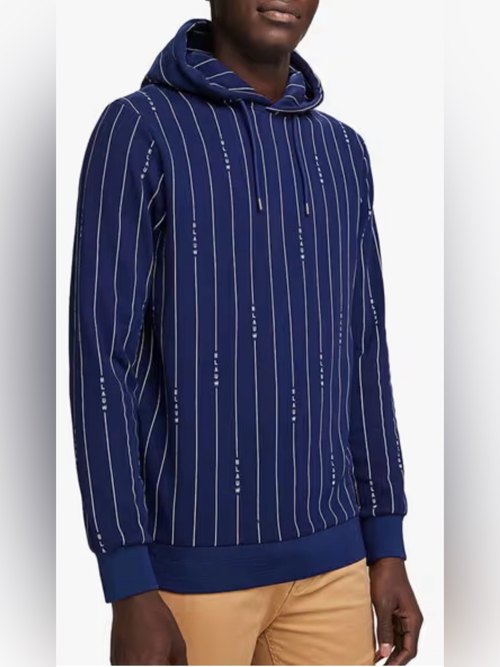 Scotch & Soda Navy Pinstripe Hoodie